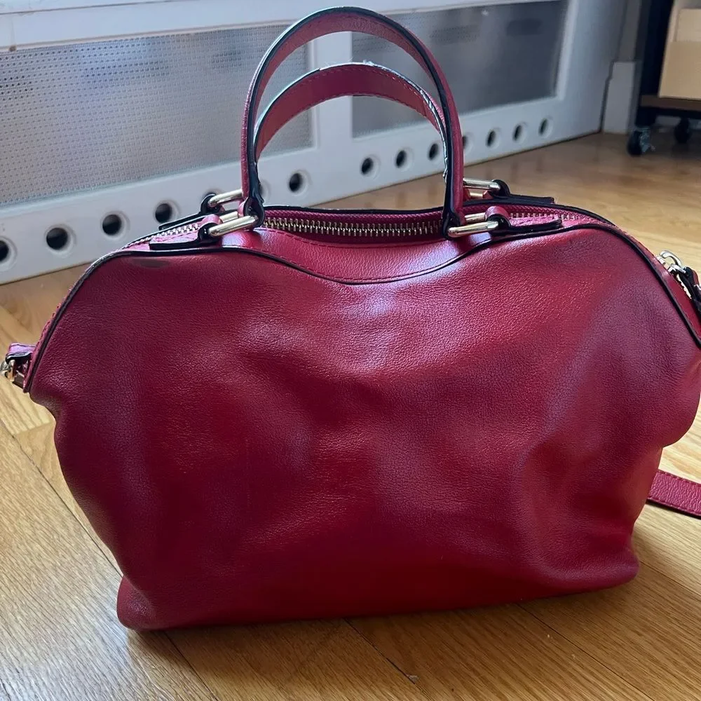 kate spade structured leather